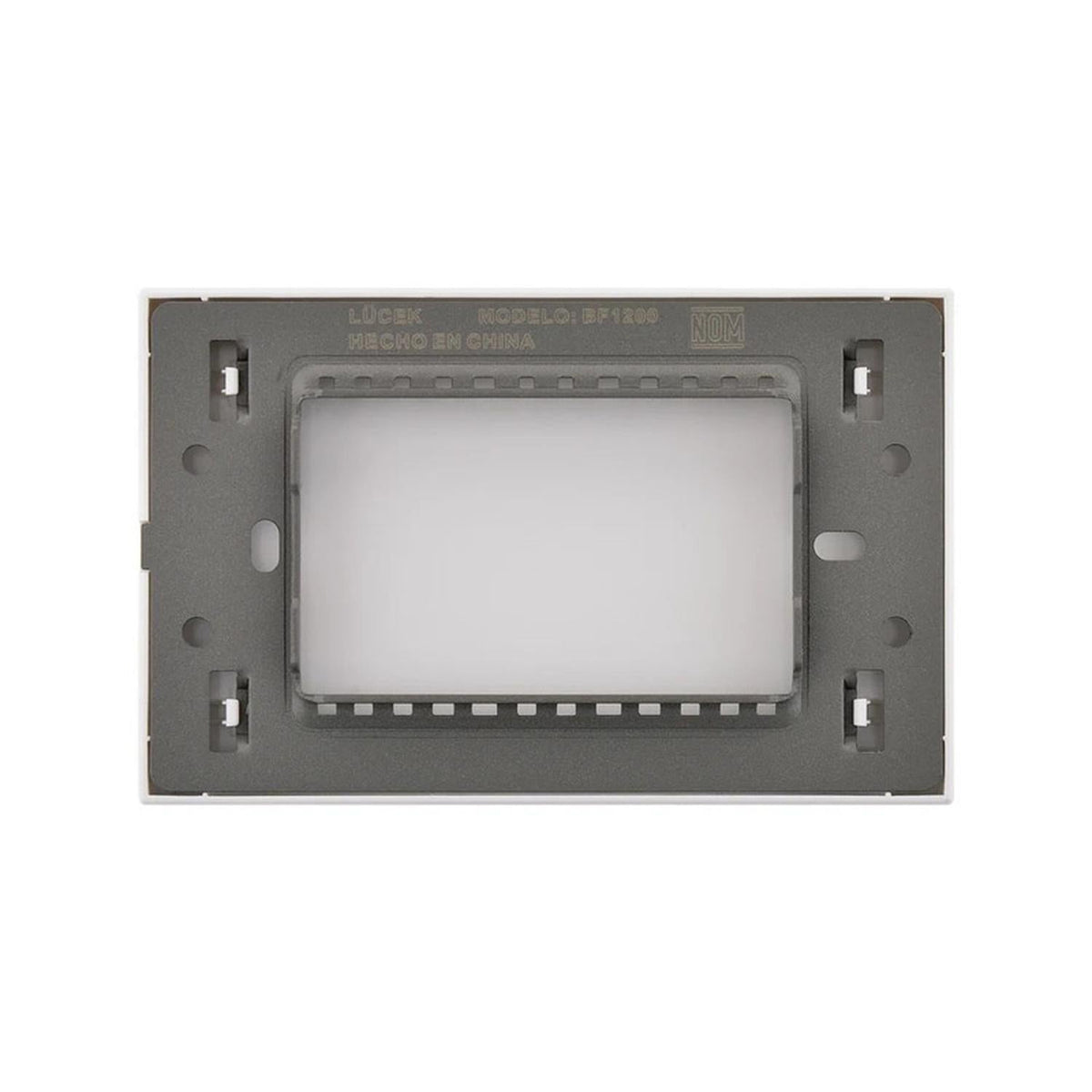 Placa Ciega Lucek Línea Flat Modelo BF1200-B - Flash Sales
