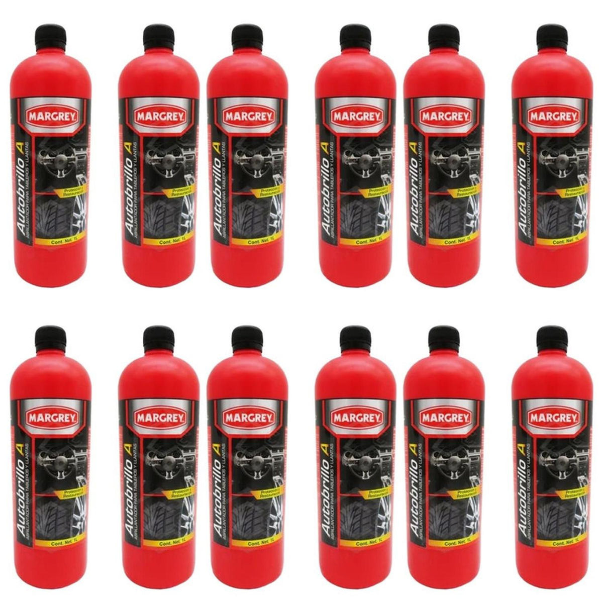 Auto Brillo A Margrey 1 L Cera Líquida Caja 12 Piezas - Flash Sales
