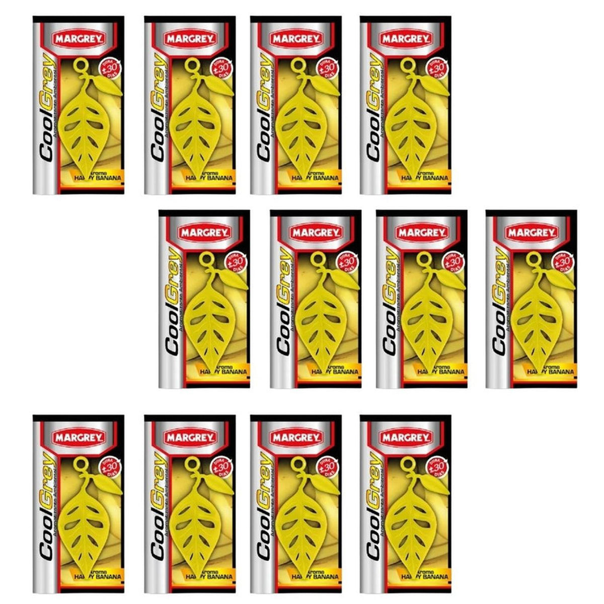 Cool Grey Aroma Happy Banana Margrey Caja 12 Piezas - Flash Sales