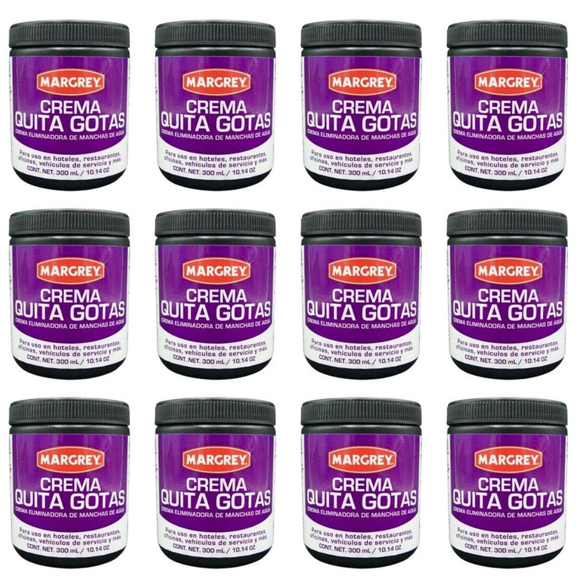 Crema Quitagotas Margrey 300 ml Restaurador Caja 12 Piezas - Flash Sales