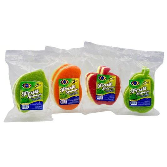 Fibra Esponjas Fruit Forma de Frutas de 24 Paquetes - Flash Sales