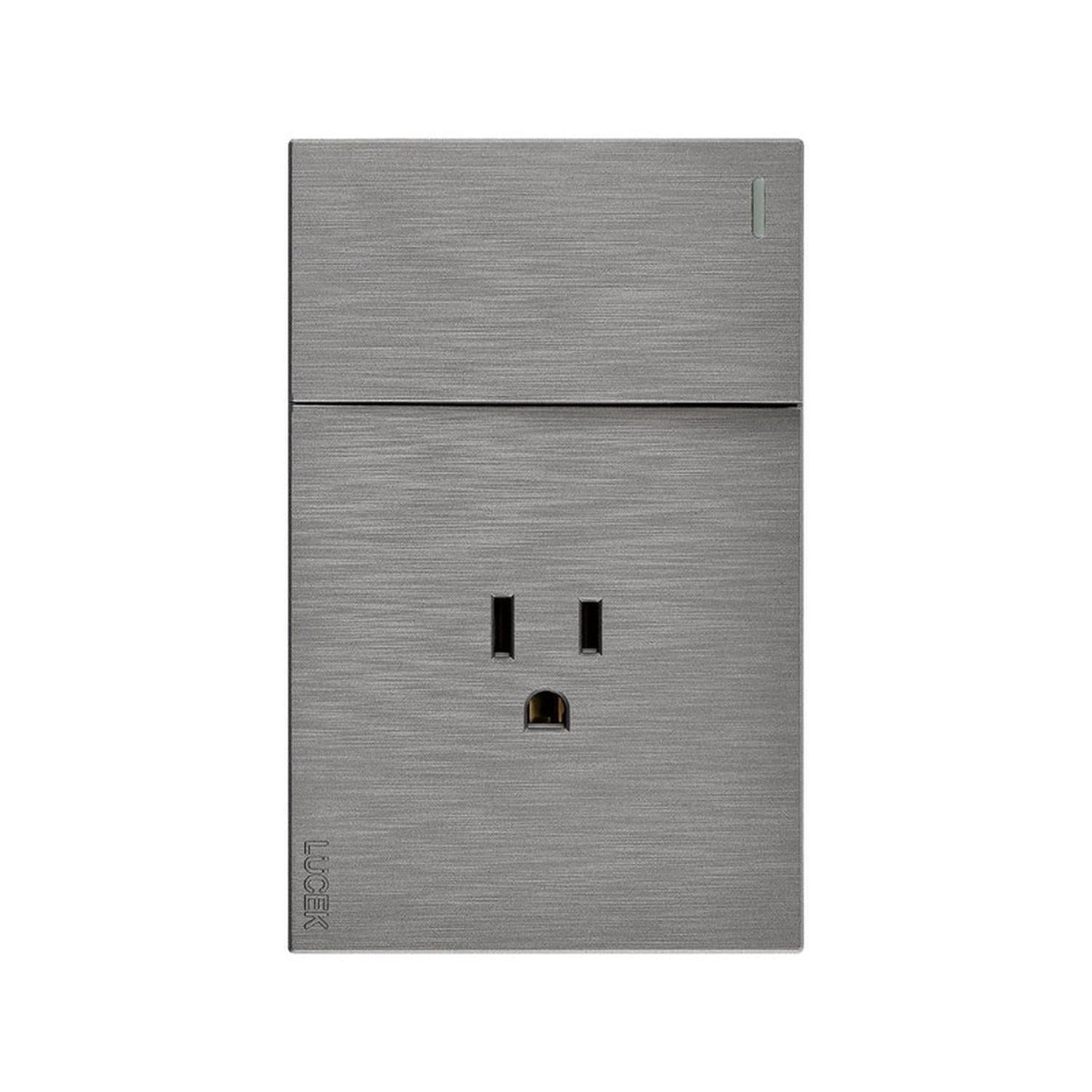 Placa Con 1 Apagador Y 1 Contacto Lucek Flat Pack 6 - Flash Sales
