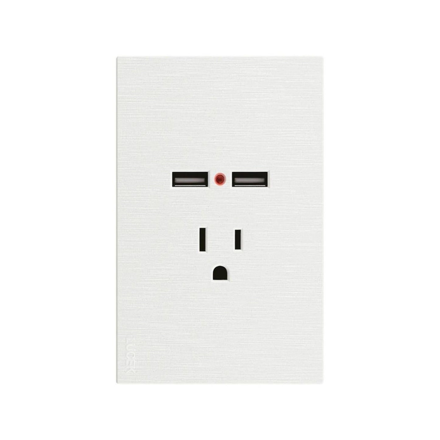 Placa Con 1 Contacto Y 2 Entradas USB Lucek FlatPack 12 - Flash Sales