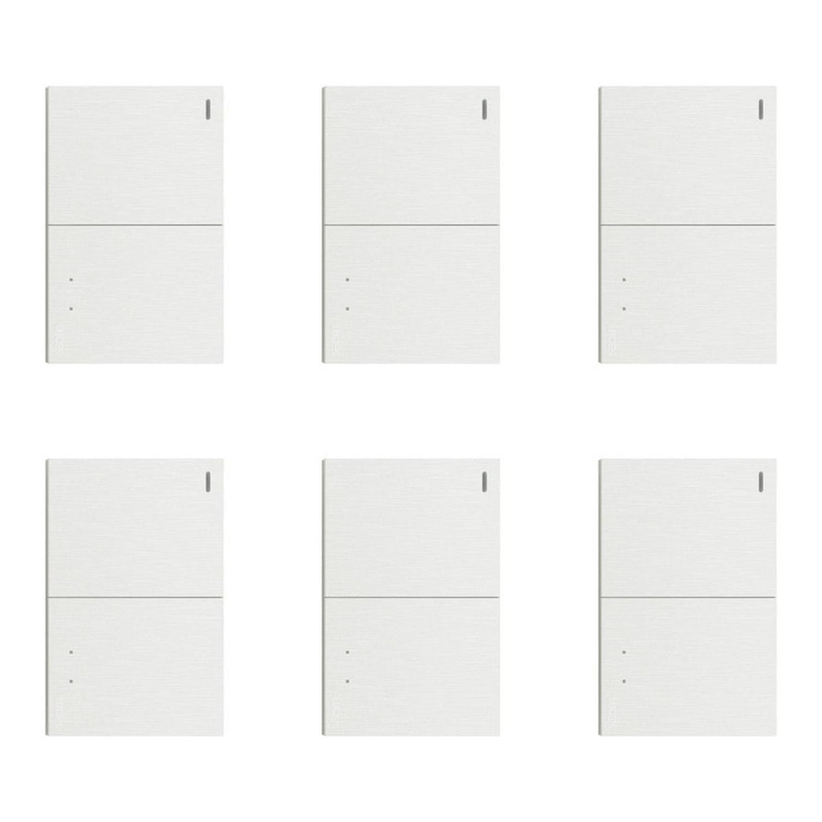 Placa Con 2 Apagadores Sencillos 1.5 Módulos Lucek FlatPack 6 - Flash Sales