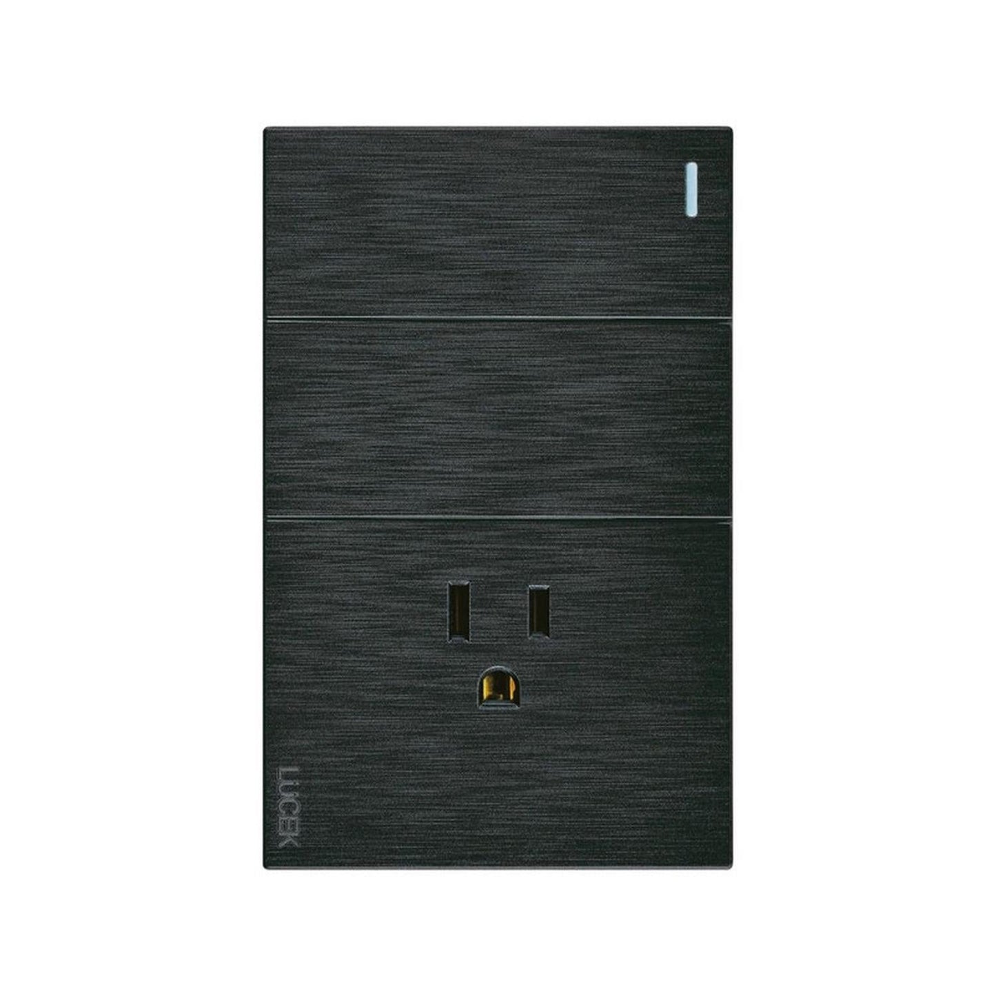 Placa Con 2 Apagadores Sencillos Y 1 Contacto Lucek FlatPack 6 - Flash Sales