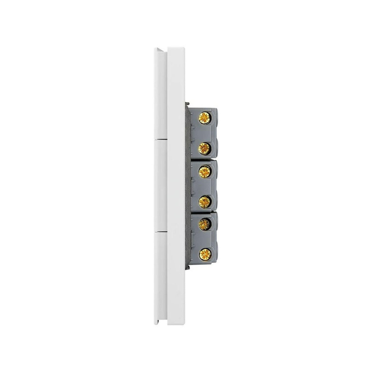 Placa Con 3 Apagadores Sencillos 1 Módulo Lucek Línea Flat - Flash Sales