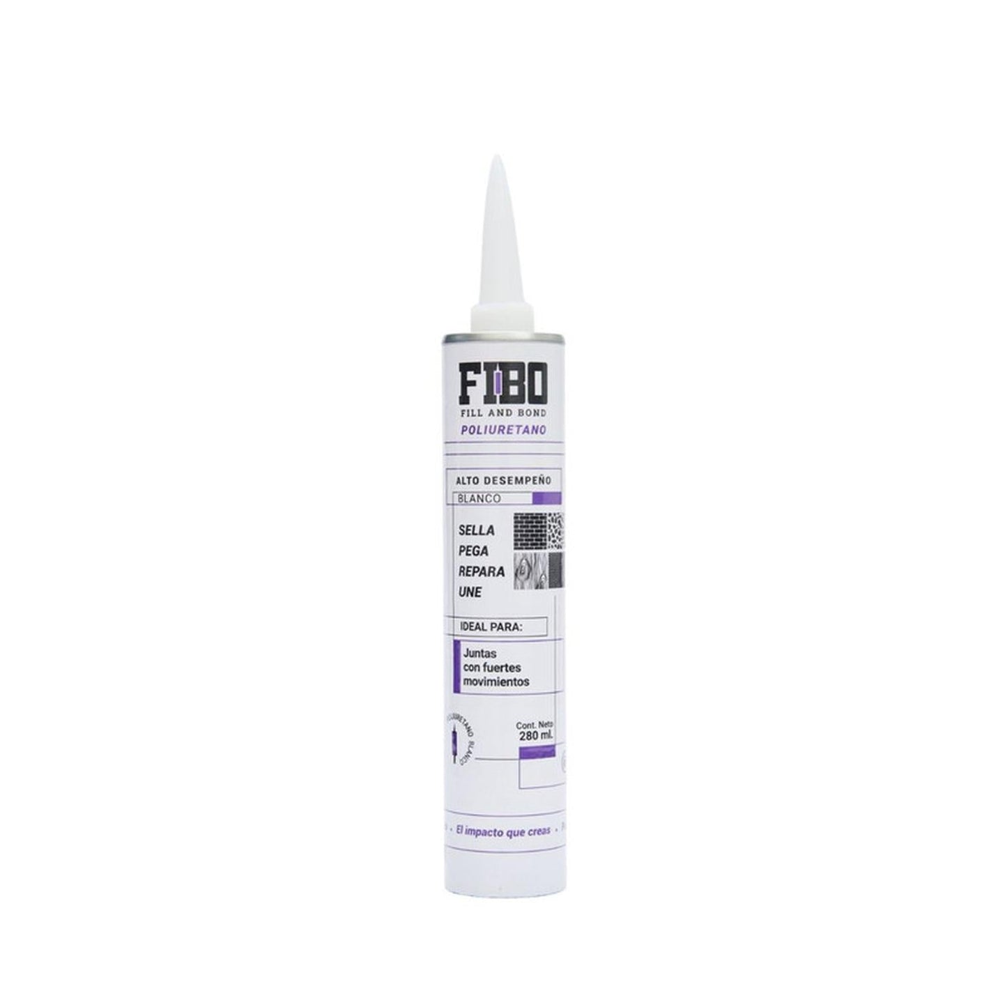 Poliuretano Alto Desempeño Blanco Fibo 280 ml Caja 12 Pz - Flash Sales