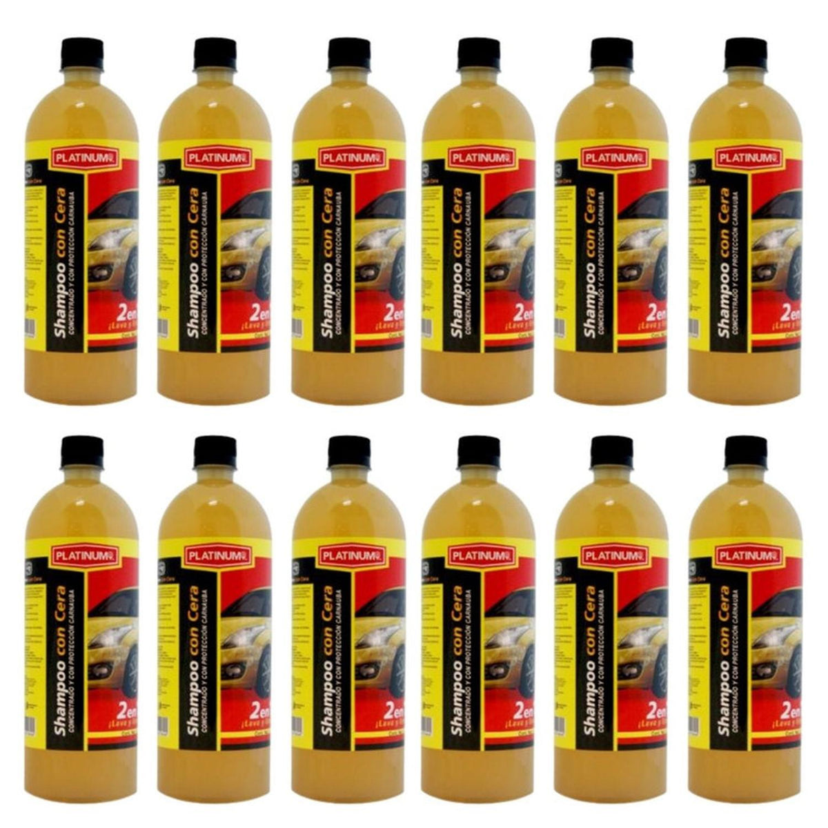 Shampoo Con Cera Margrey 1 L Lavado Brillo Caja 12 Piezas - Flash Sales